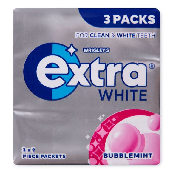 Extra White Bubblemint 37.8g Wrigley's